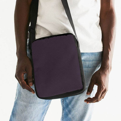 Dark Neutral Magenta Messenger Pouch (M-NE-DA) - Man Front CloseUp