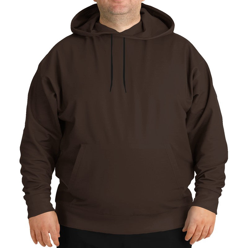 Dark Neutral Orange Hoodie PLUS (OR2-NE-DA) - Man Front PLUS