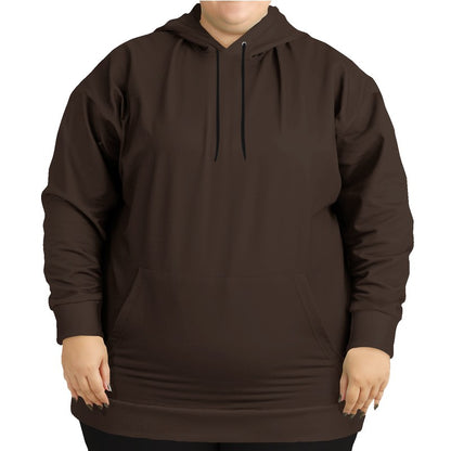 Dark Neutral Orange Hoodie PLUS (OR2-NE-DA) - Woman Front PLUS