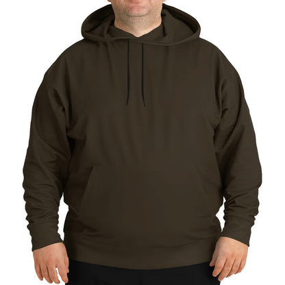 Dark Neutral Orange Hoodie PLUS (YO2-NE-DA) - Man Front PLUS