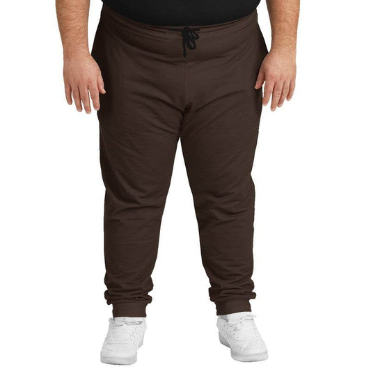 Dark Neutral Orange Joggers PLUS (OR2-NE-DA) - Man Front PLUS