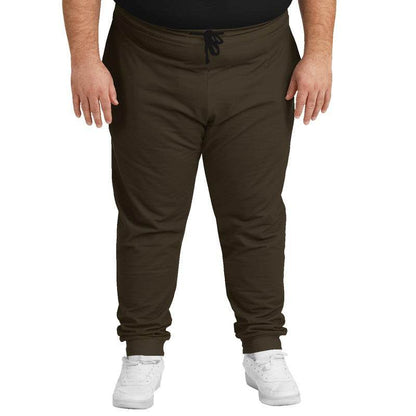 Dark Neutral Orange Joggers PLUS (YO2-NE-DA) - Man Front PLUS