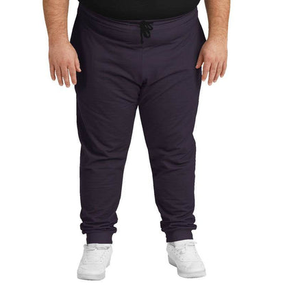 Dark Neutral Purple Joggers PLUS (MPU2-NE-DA) - Man Front PLUS