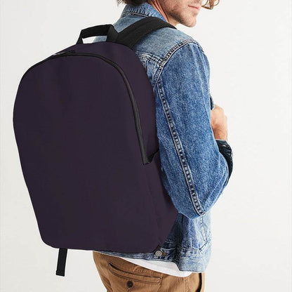 Dark Neutral Purple Waterproof Backpack (MPU2-NE-DA) - Man CloseUp