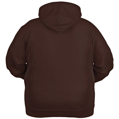 Dark Neutral Red Hoodie PLUS (R-NE-DA) - Ghost Back PLUS