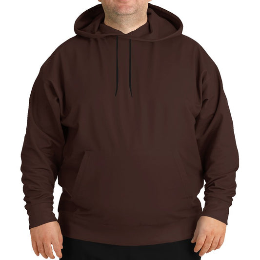 Dark Neutral Red Hoodie PLUS (R-NE-DA) - Man Front PLUS