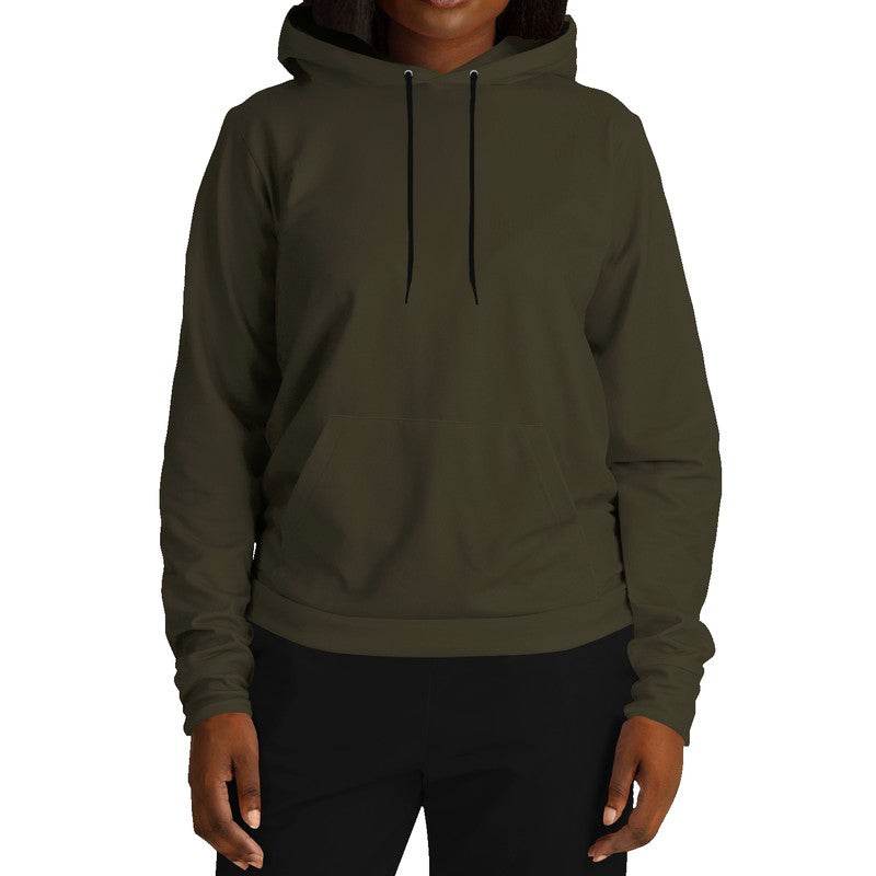 Dark Neutral Yellow Hoodie (Y-NE-DA) - Woman Front