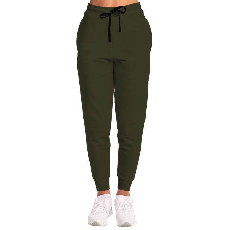 Dark Neutral Yellow Joggers (LY2-NE-DA) - Woman Front