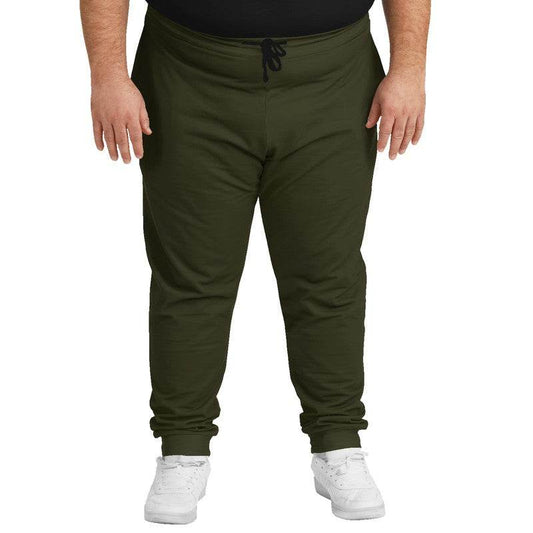 Dark Neutral Yellow Joggers PLUS (LY2-NE-DA) - Man Front PLUS