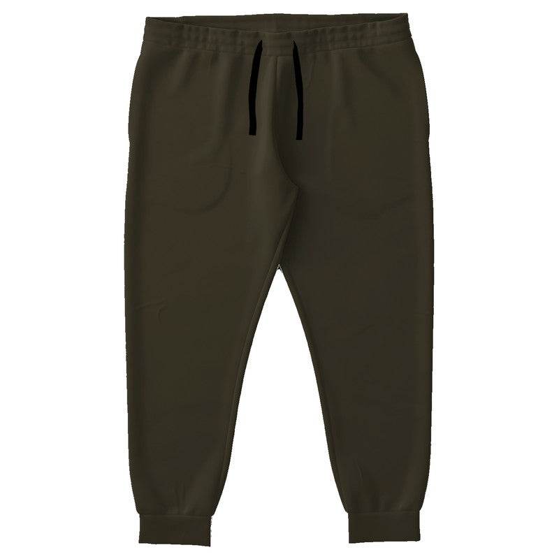 Dark Neutral Yellow Joggers PLUS (Y-NE-DA) - Front PLUS