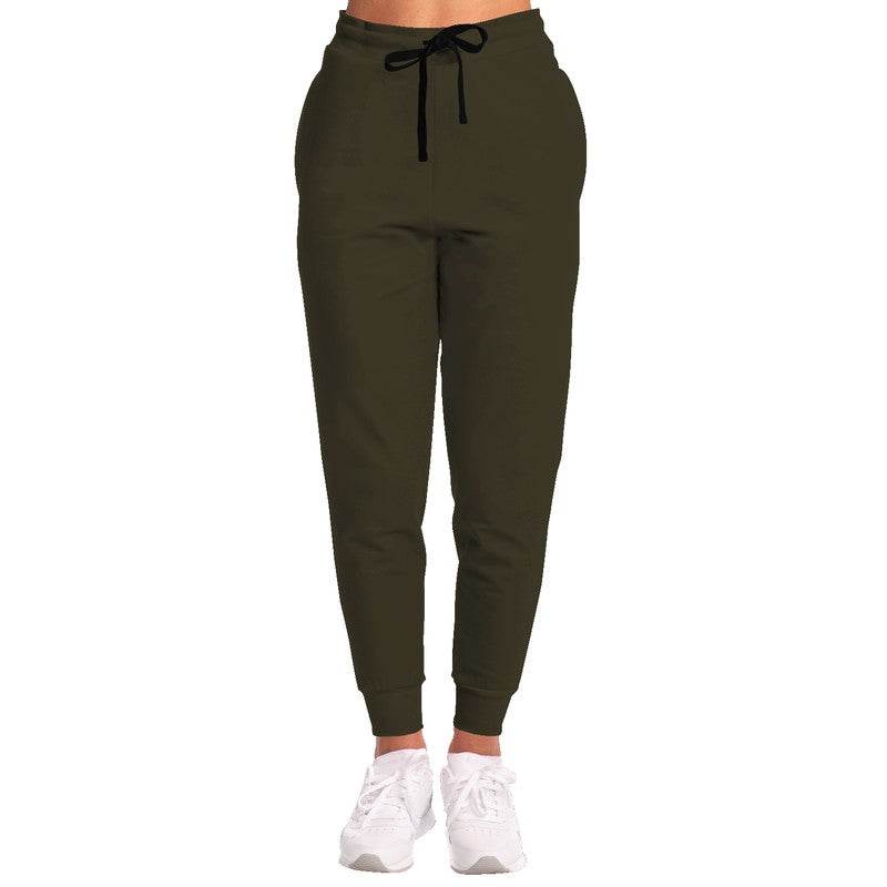 Dark Neutral Yellow Joggers (Y-NE-DA) - Woman Front