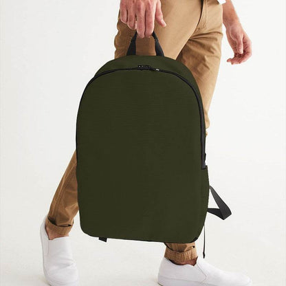 Dark Neutral Yellow Waterproof Backpack (LY2-NE-DA) - Man Holding CloseUp