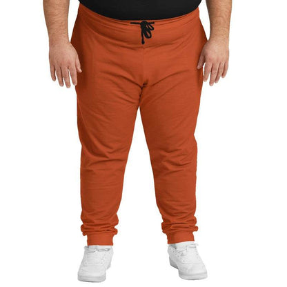 Dark Orange Joggers PLUS (OR3-CL-DE) - Man Front PLUS
