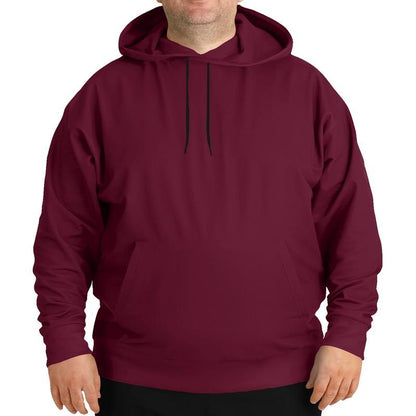 Dark Pink Hoodie (C0M100Y25K80) - Man Front PLUS