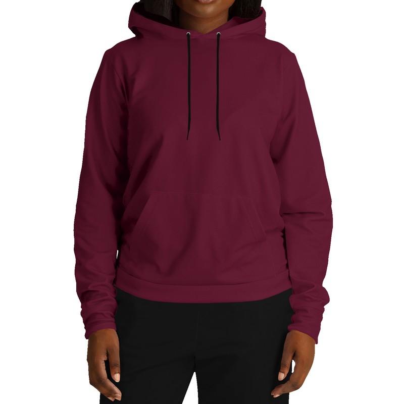 Dark Pink Hoodie (C0M100Y25K80) - Woman Front