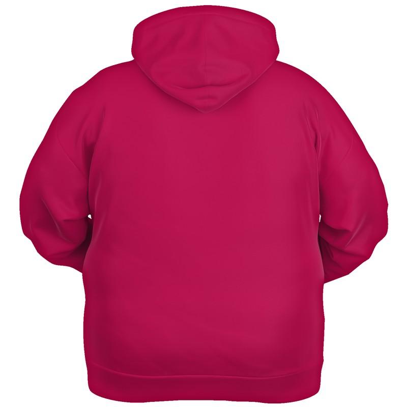 Dark Pink Hoodie (C0M100Y50K30) - Ghost Back PLUS