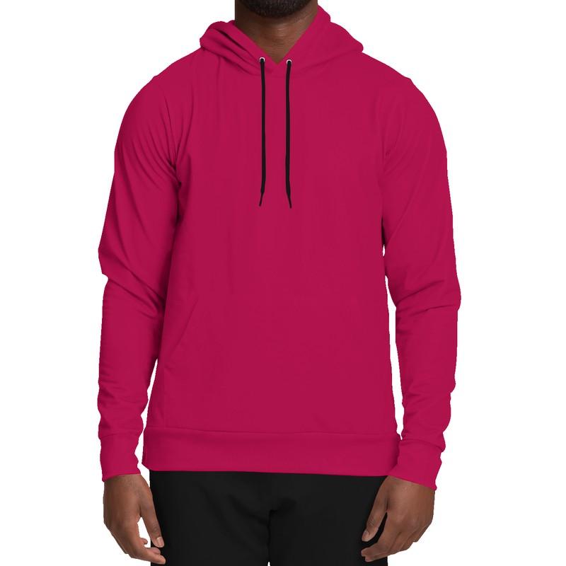 Dark Pink Hoodie (C0M100Y50K30) - Man Front