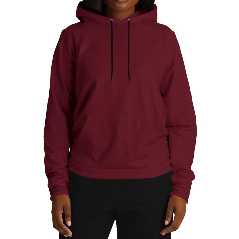 Dark Pink Hoodie (C0M100Y50K80) - Woman Front