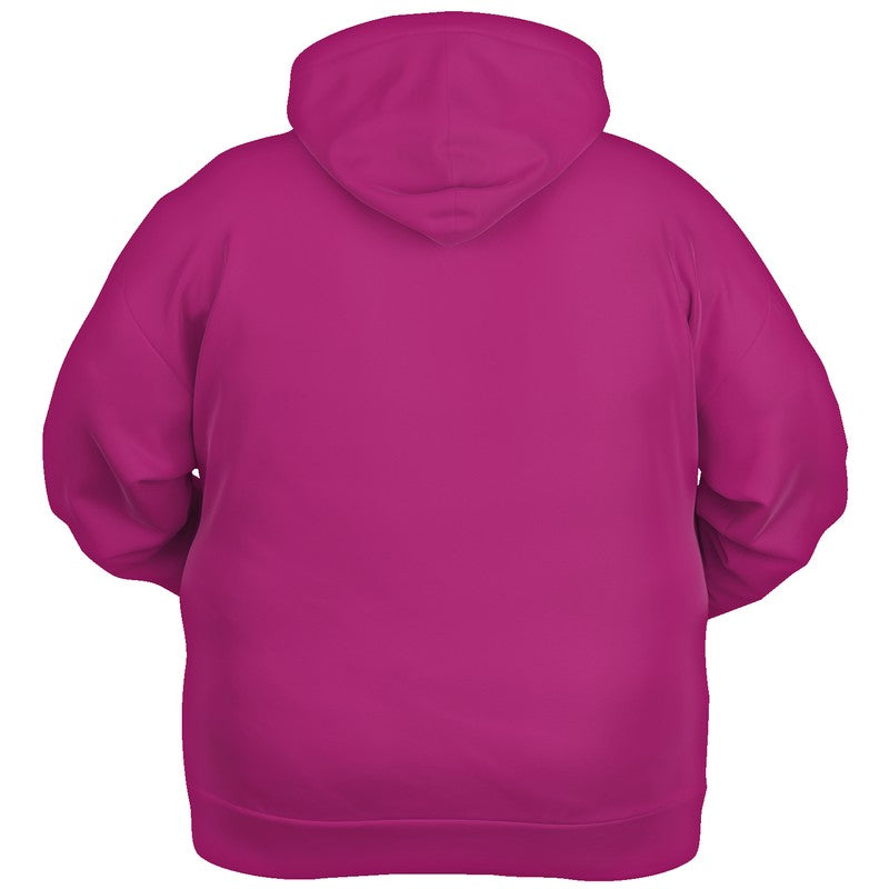 Dark Pink Hoodie PLUS (PIM1-CL-DE) - Ghost Back PLUS