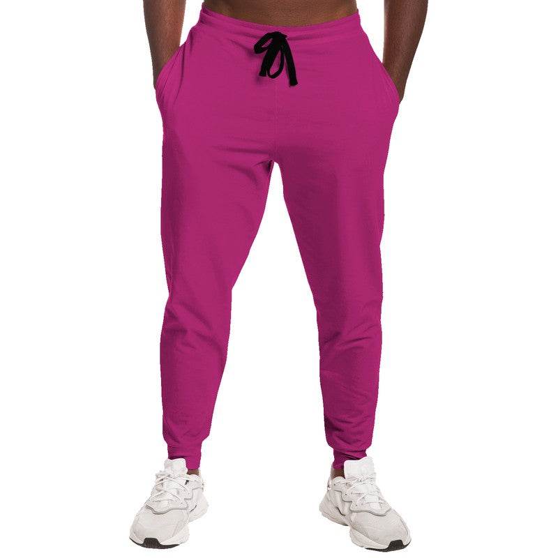 Dark Pink Joggers (PIM1-CL-DE) - Man Front