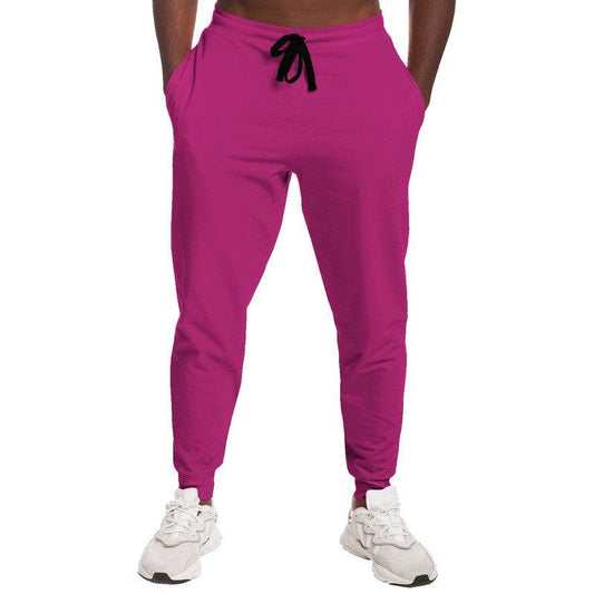 Dark Pink Joggers (PIM1-CL-DE) - Man Front