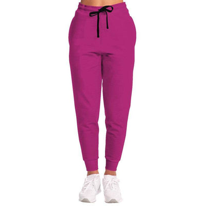 Dark Pink Joggers (PIM1-CL-DE) - Woman Front