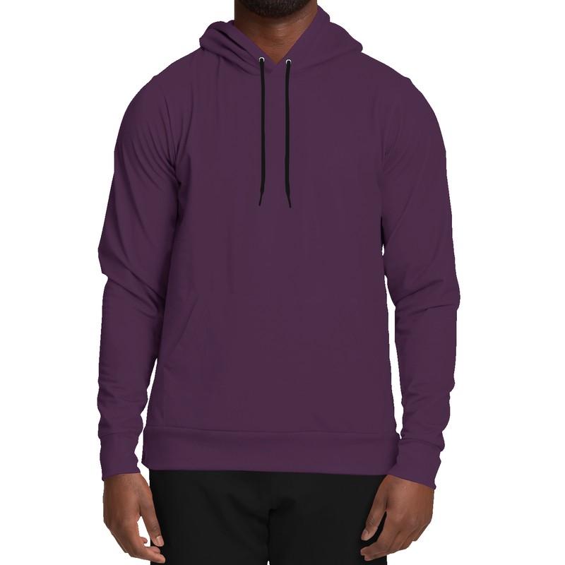 Dark Purple Hoodie Unisex with PLUS sizes Dark Pastel Purple C30M60Y0K80