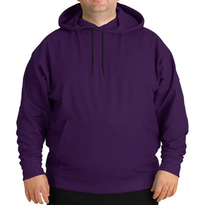 Dark Purple Hoodie PLUS (MPU2-MU-DA) - Man Front PLUS