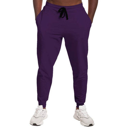 Dark Purple Joggers (MPU2-MU-DA) - Man Front