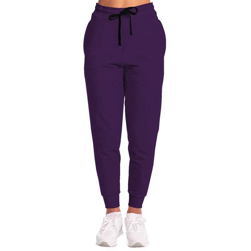 Dark Purple Joggers (MPU2-MU-DA) - Woman Front