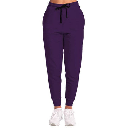 Dark Purple Joggers (MPU2-MU-DA) - Woman Front