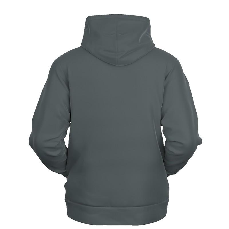 Dark Shaded Blue-Green Gray Hoodie (C10M0Y5K80) - Ghost Back