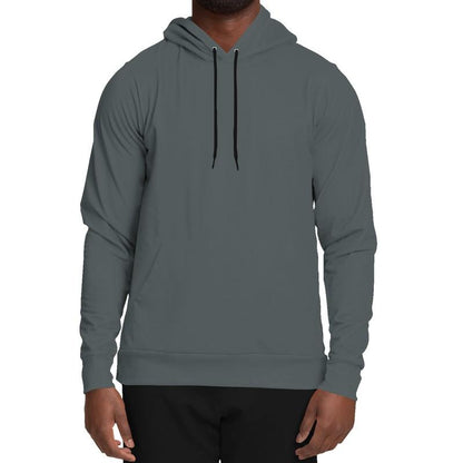 Dark Shaded Blue-Green Gray Hoodie (C10M0Y5K80) - Man Front