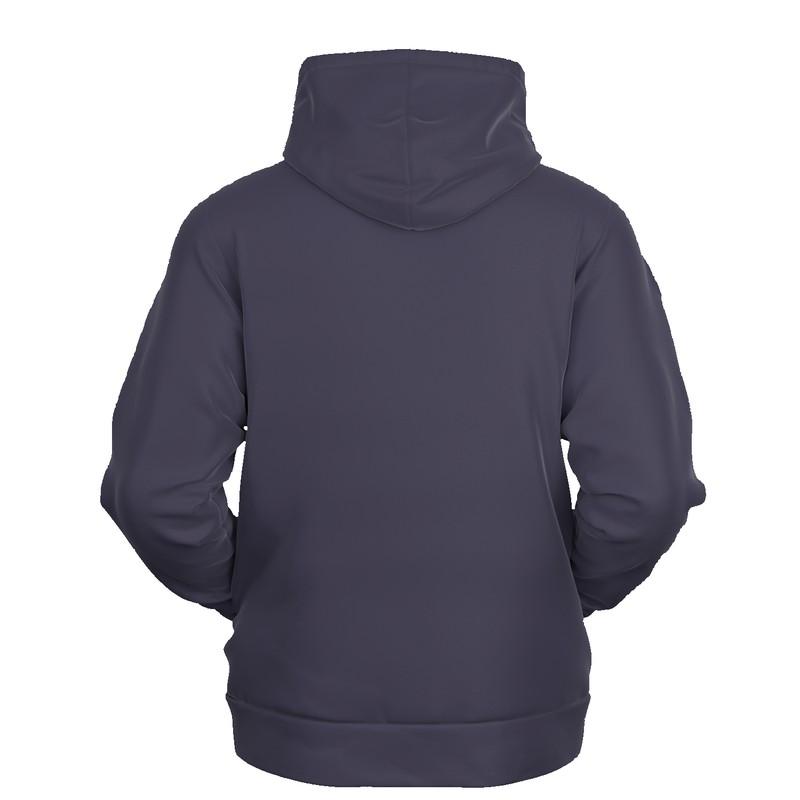 Dark Shaded Blue Gray Hoodie (C30M30Y0K80) - Ghost Back