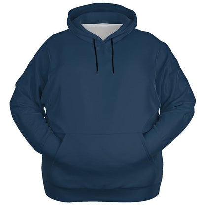 Dark Shaded Blue Hoodie (C60M30Y0K80) - Ghost Front PLUS