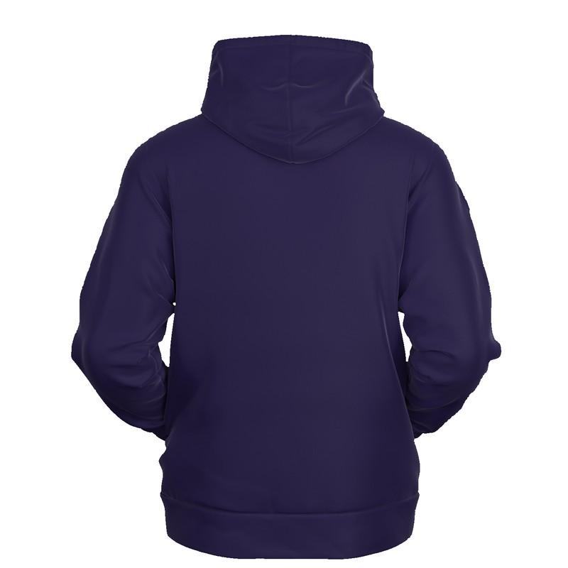 Dark Shaded Blue Hoodie (C60M60Y0K80) - Ghost Back