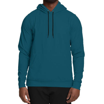 Dark Shaded Cyan Hoodie (C60M0Y0K80) - Man Front