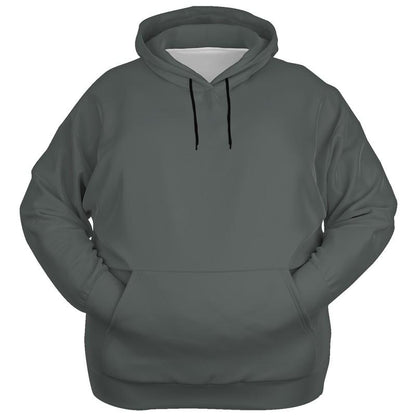 Dark Shaded Green Gray Hoodie (C10M0Y10K80) - Ghost Front PLUS