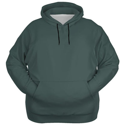 Dark Shaded Green Gray Hoodie (C30M0Y22K80) - Ghost Front PLUS