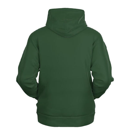 Dark Shaded Green Hoodie (C45M0Y60K80) - Ghost Back