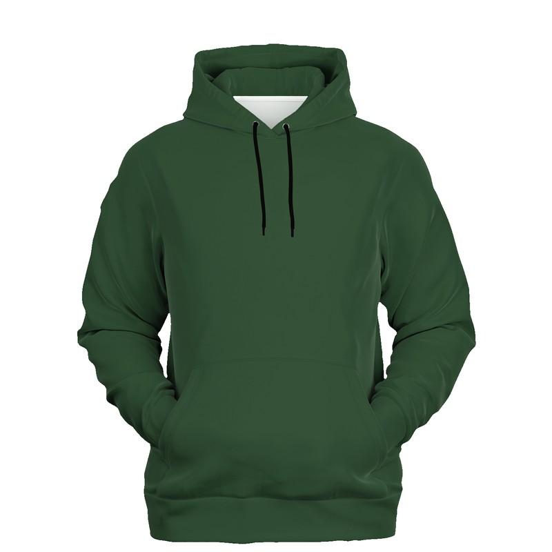 Dark Shaded Green Hoodie (C45M0Y60K80) - Ghost Front