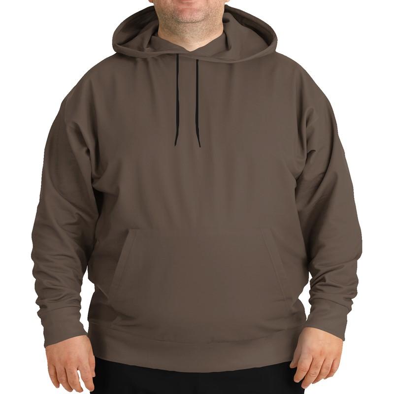 Dark Shaded Orange Brown Hoodie (C0M22Y30K80) - Man Front PLUS