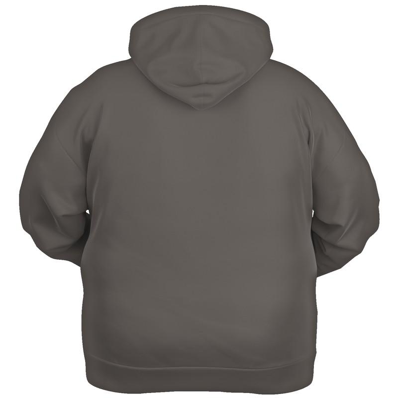 Dark Shaded Orange Brown Hoodie (C0M5Y10K80) - Ghost Back PLUS