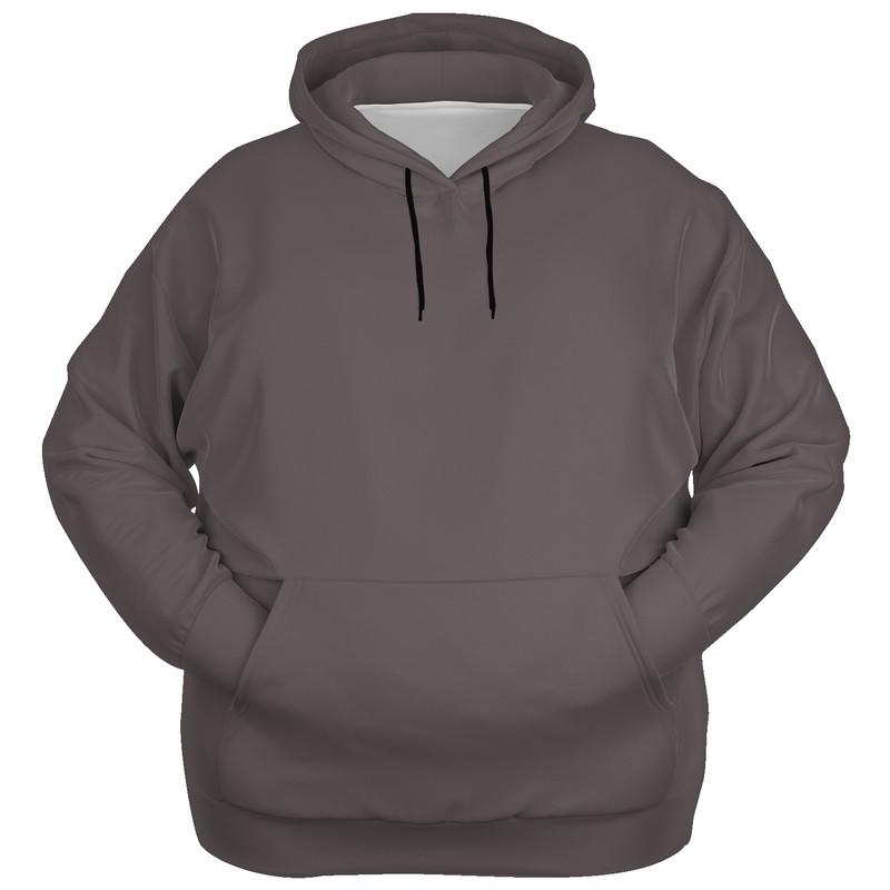 Dark Shaded Pink Brown Hoodie (C0M10Y5K80) - Ghost Front PLUS