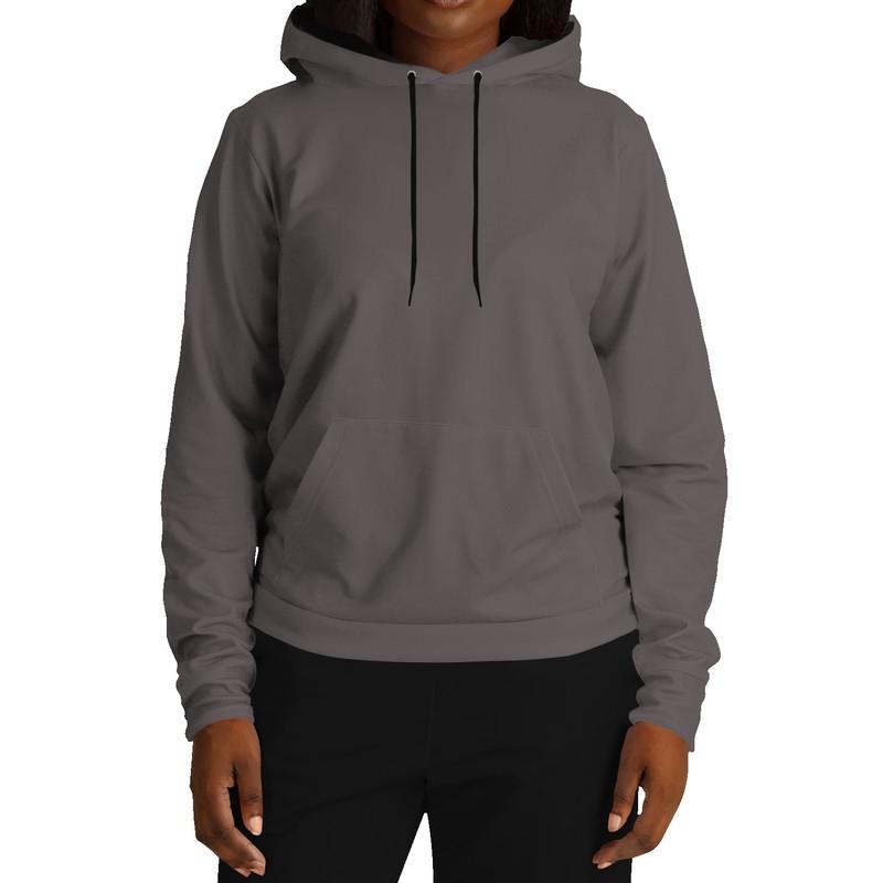 Dark Shaded Pink Brown Hoodie (C0M10Y5K80) - Woman Front