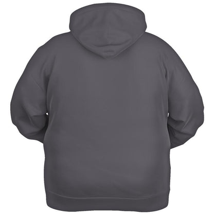 Dark Shaded Purple Gray Hoodie (C5M10Y0K80) - Ghost Back PLUS