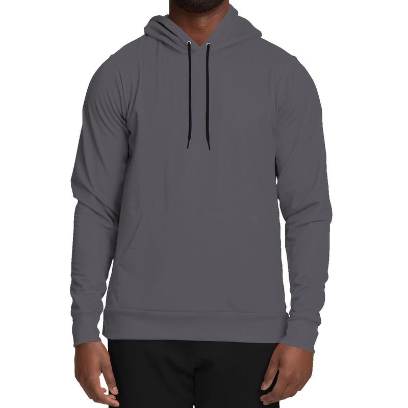 Dark Shaded Purple Gray Hoodie (C5M10Y0K80) - Man Front