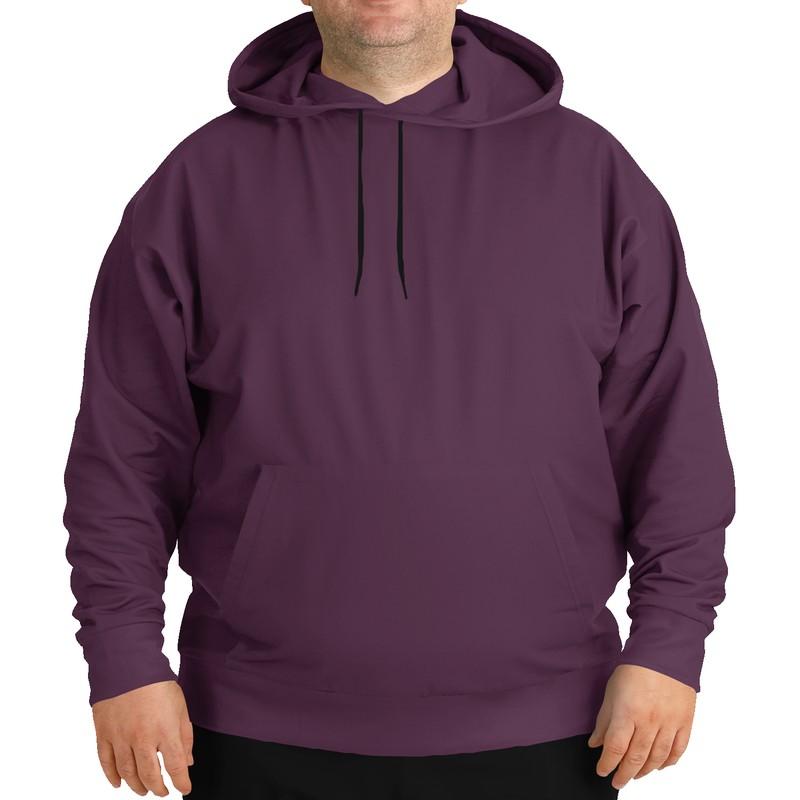 Dark Shaded Purple Hoodie (C15M60Y0K80) - Man Front PLUS