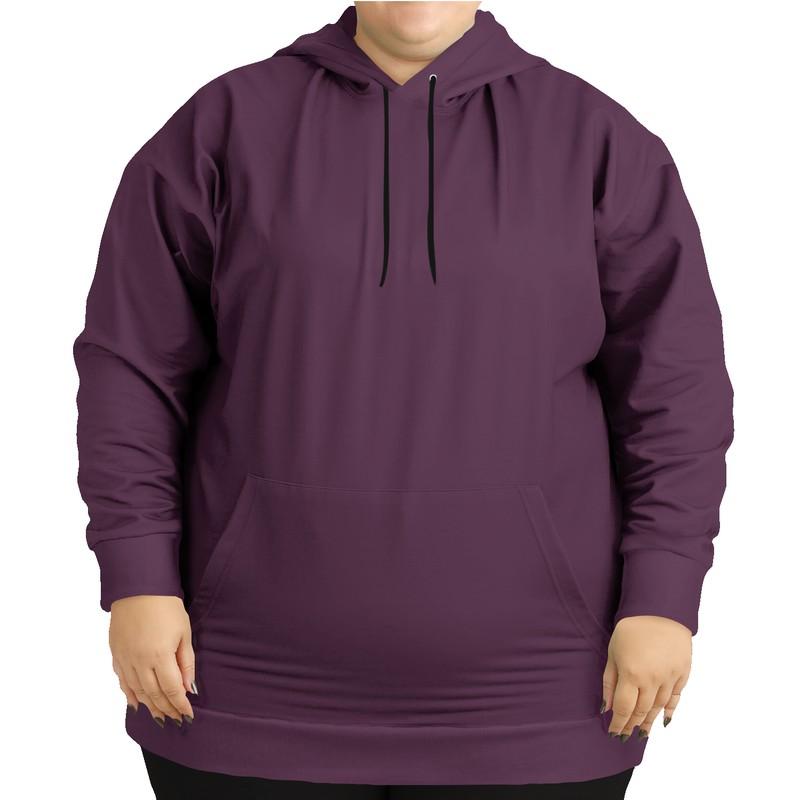 Dark Shaded Purple Hoodie (C15M60Y0K80) - Woman Front PLUS