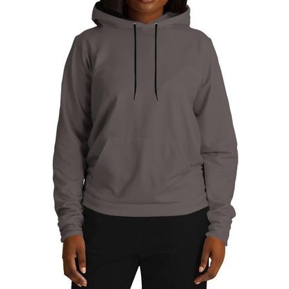 Dark Shaded Red Brown Hoodie (C0M10Y10K80) - Woman Front